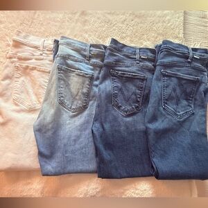 MOTHER load of MOTHER jeans. 4 pair bundle.